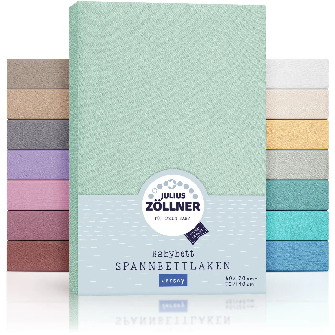 Zöllner Spannbetttuch Jersey salbei
