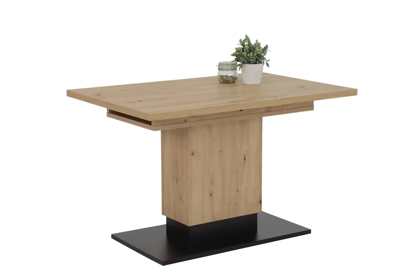 Hela Säulentisch Lorena T Artisan Eiche/Schwarz