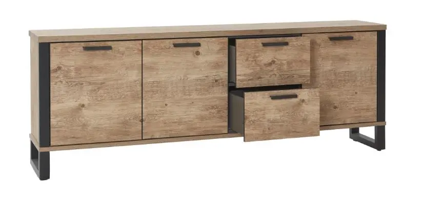 Habufa Sideboard Perth 51784BRN, Braun ca. 190x85x42 cm