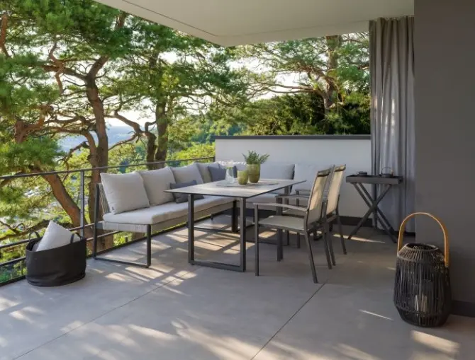 Stern Stapensessel Evoee Silber/Anthrazit ca. 56x96x47 cm