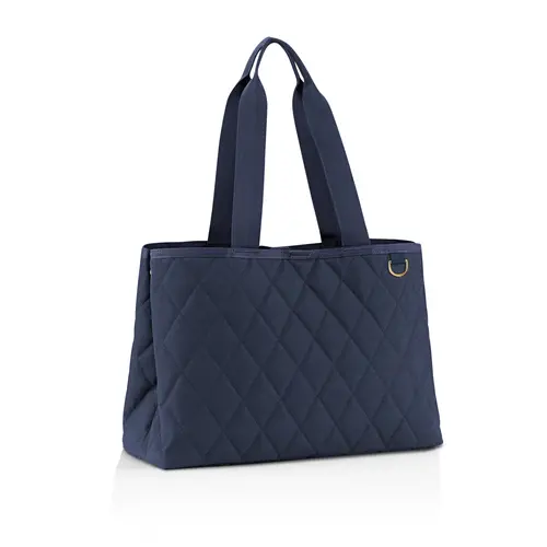 Reisenthel classic shopper L rhombus midnight gold