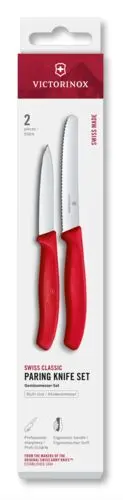 Victorinox Gemüsemesser Swiss Classic 2-tlg rot