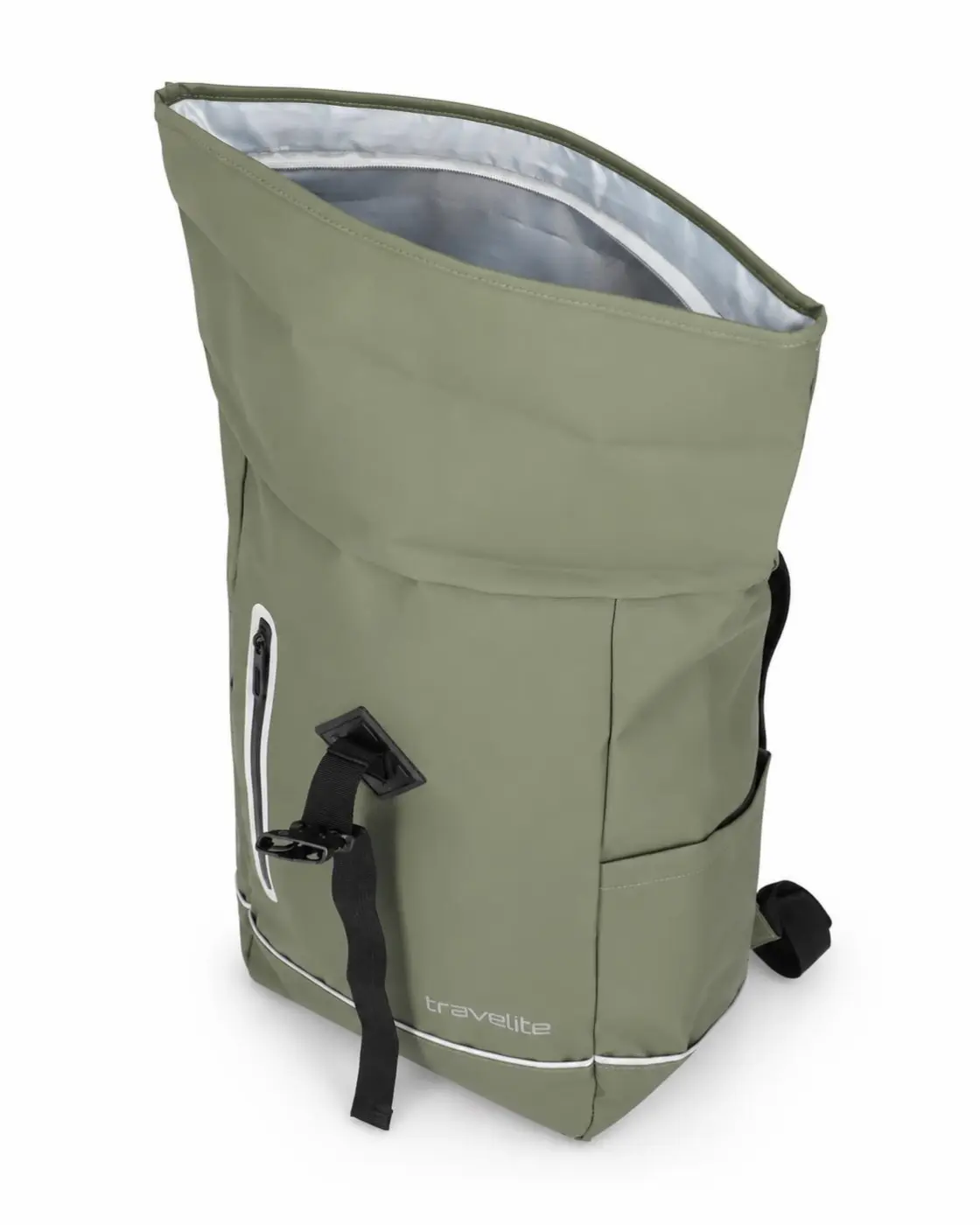 Travelite Backpack Roll-up Basics Olive 26x48x15 cm