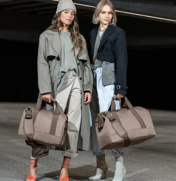 Reisenthel Allrounder M Herringbone mokka ca. 40x33,5x24 cm