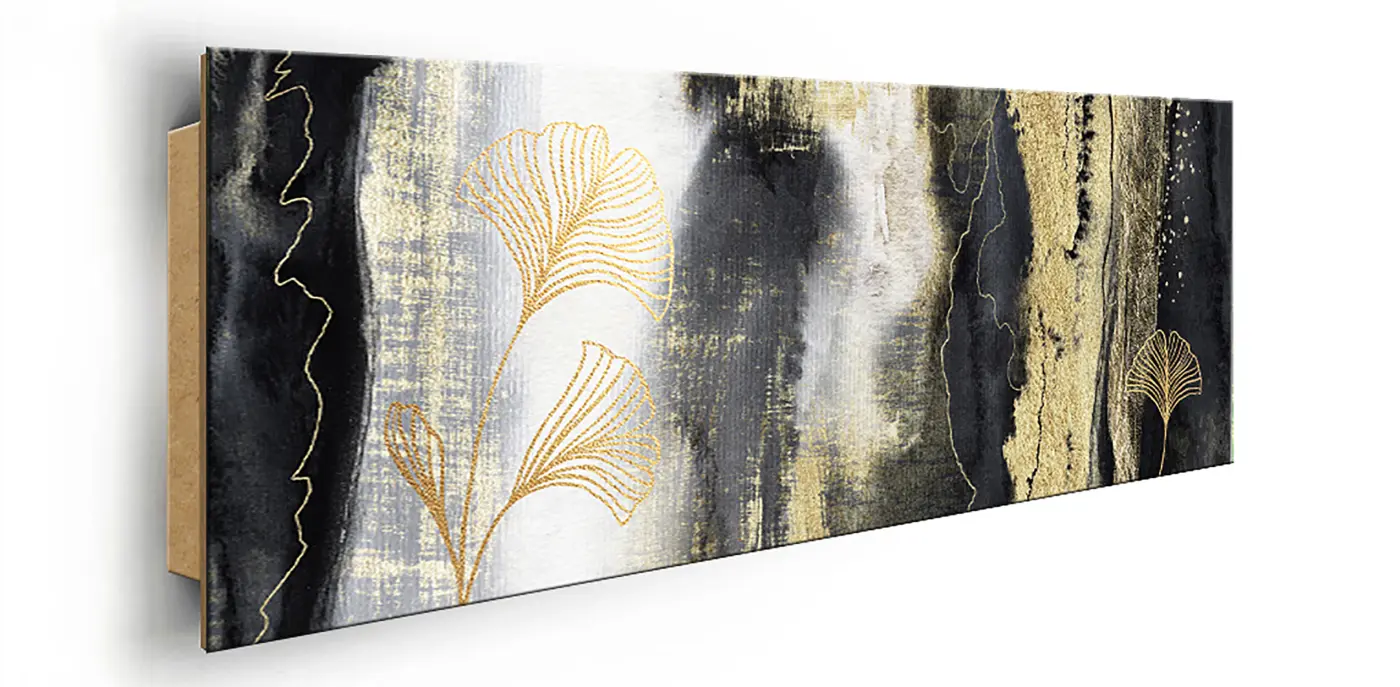 ars graphica Panorama-Panel - Panorama-Panel: Black and Gold