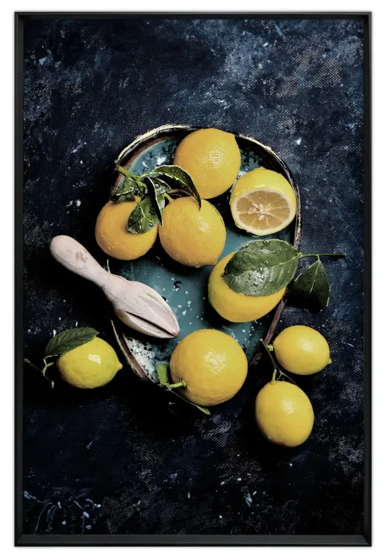 LC Wholesaler Wandbild Lemones 60x90 cm