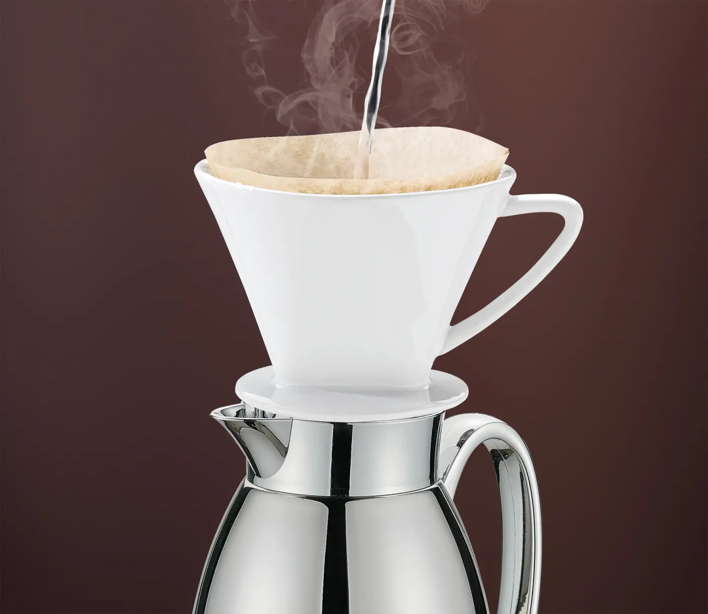 Küchenprofi Isolierkanne Viola Edelstahl Silber 1 Liter