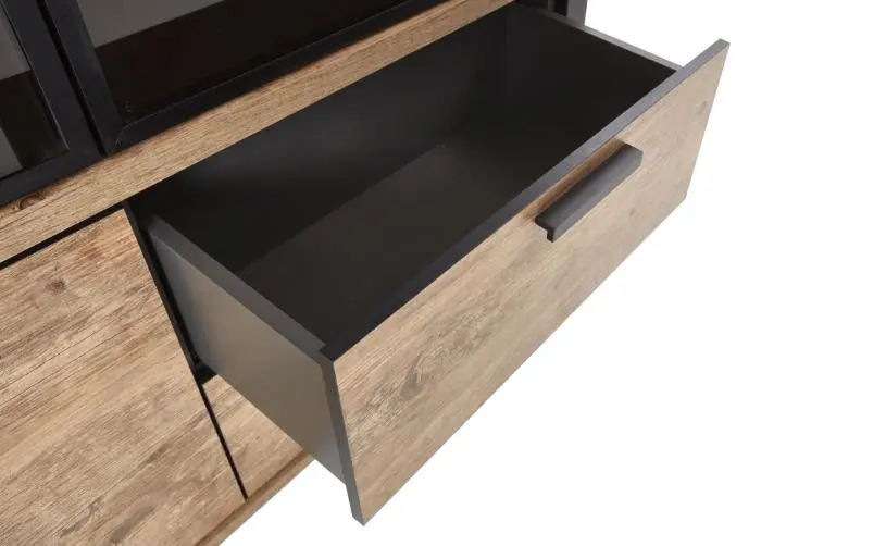 Habufa Highboard Perth 51783BRN, Braun ca. 120x140x42 cm Habufa Highboard Perth 51783BRN, Braun ca. 120x140x42 cm