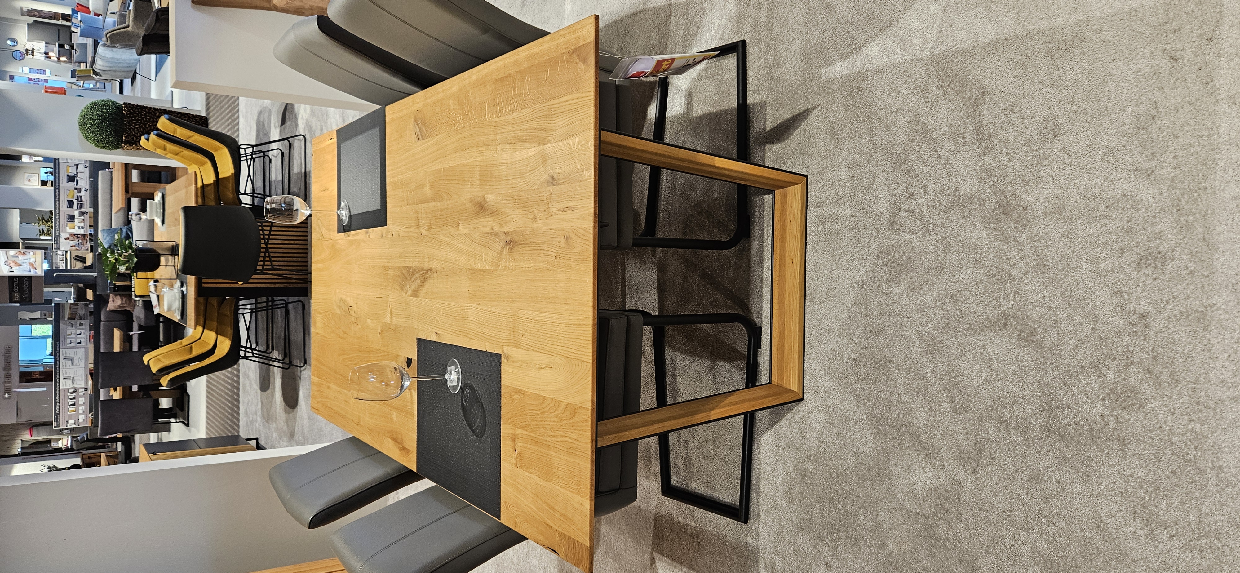 Tisch Hochwert-Tafel LaVie Eiche massiv geölt ca. 180-280x95 cm