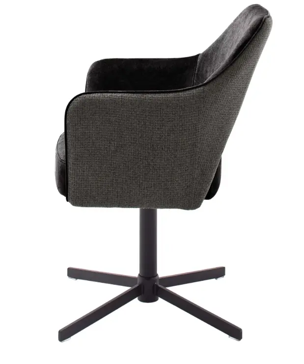 Easy Armlehnstuhl Valetta Vintage Anthrazit drehbar ca 61x85x60 cm