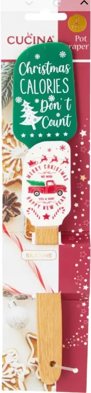 Koopman I. Teigschaber Weihnachtsdesign 2-tlg.