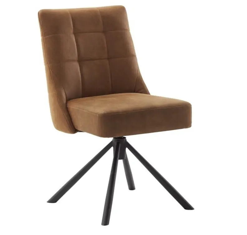 Easy Stuhl Winston Vintagelook Cognac drehbar 50x87x68 cm