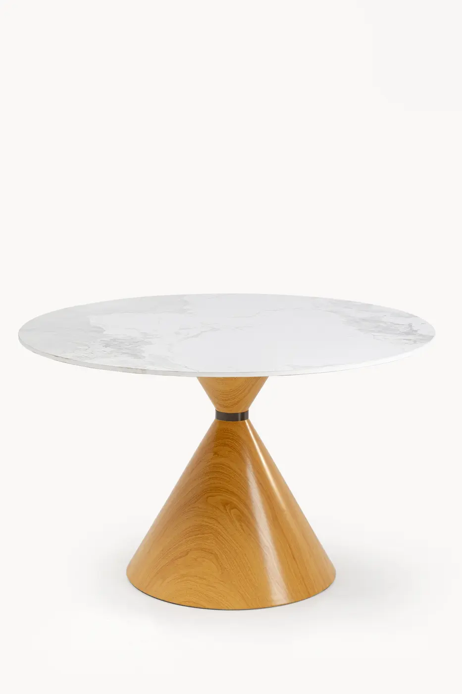 Kare Tisch Cono Keramik-/ Eichefarbig ca. 120 cm Durchmesser