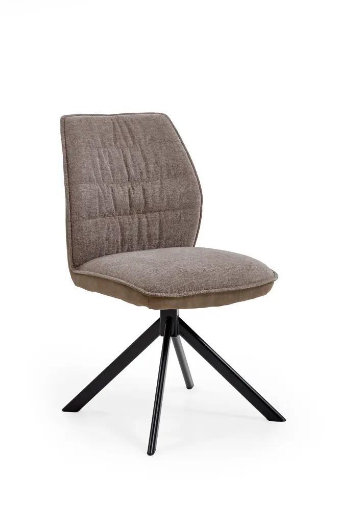 Niehoff Stuhl Gent Taupe 180 Grad drehbar mit Rückholfunktion