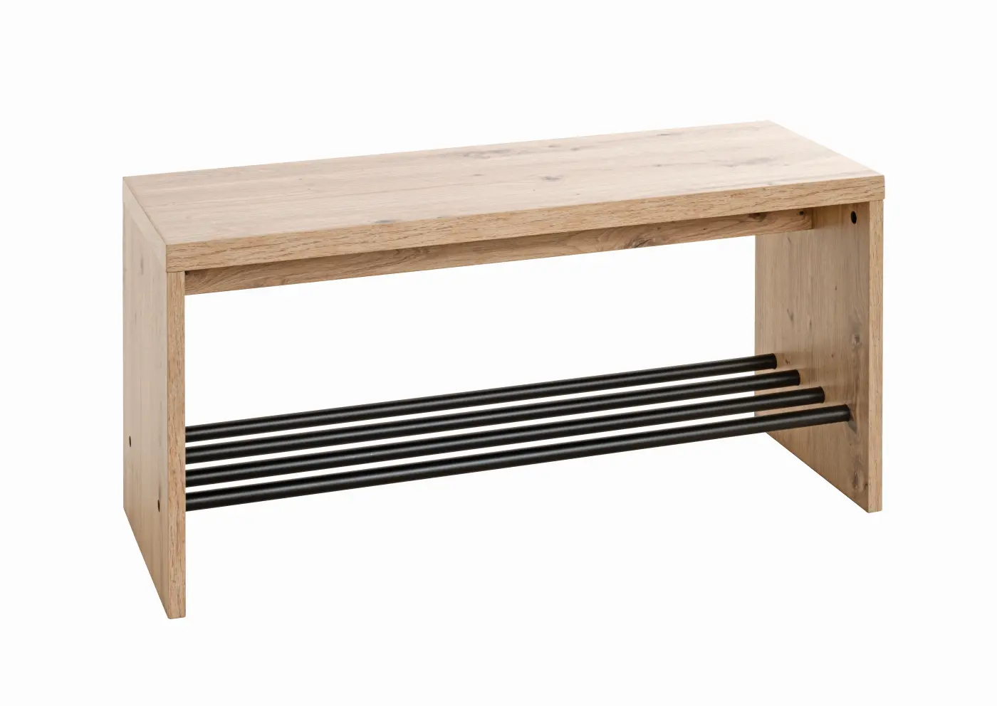 HAKU Schuhbank Parma 10 eiche, schwarz