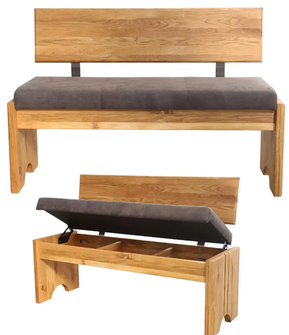 Standard Holzeckbank Bergen 79400 Eiche ca. 192x167 cm