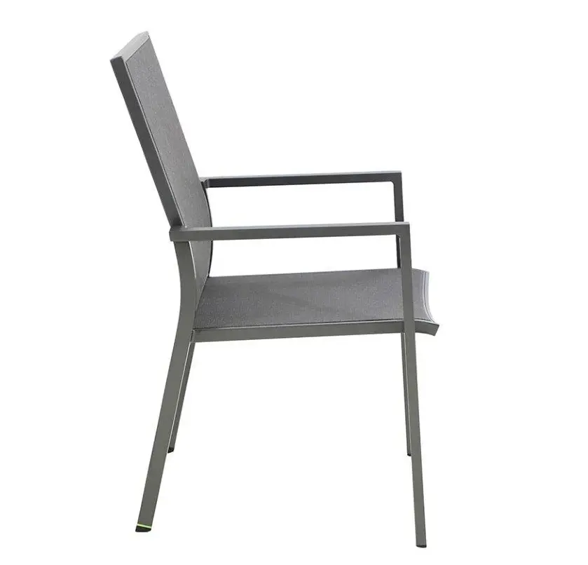 MWH Stapelstuhl Verona Iron Grey 55.5x63x93.5 cm