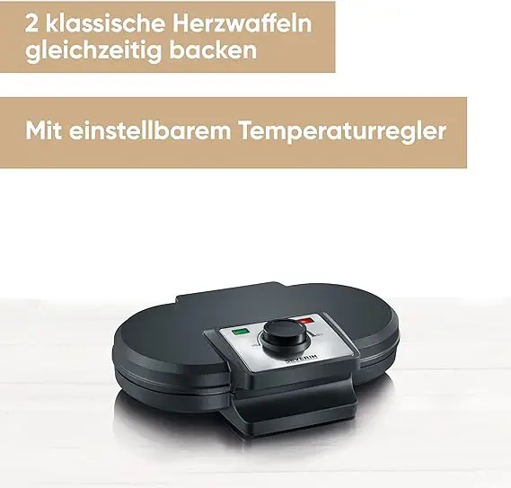 Severin Waffeleisen DUO Schwarz