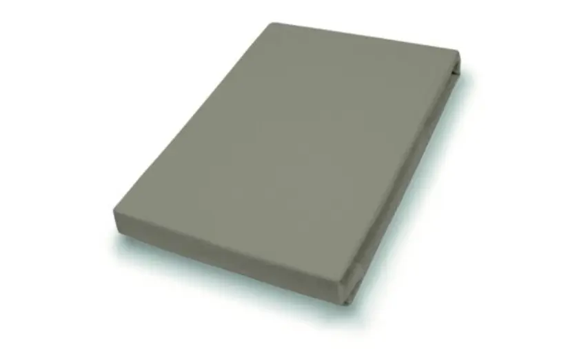 Hahn Haustextilien Spannbetttuch Jersey Graphit 90-100x200 cm