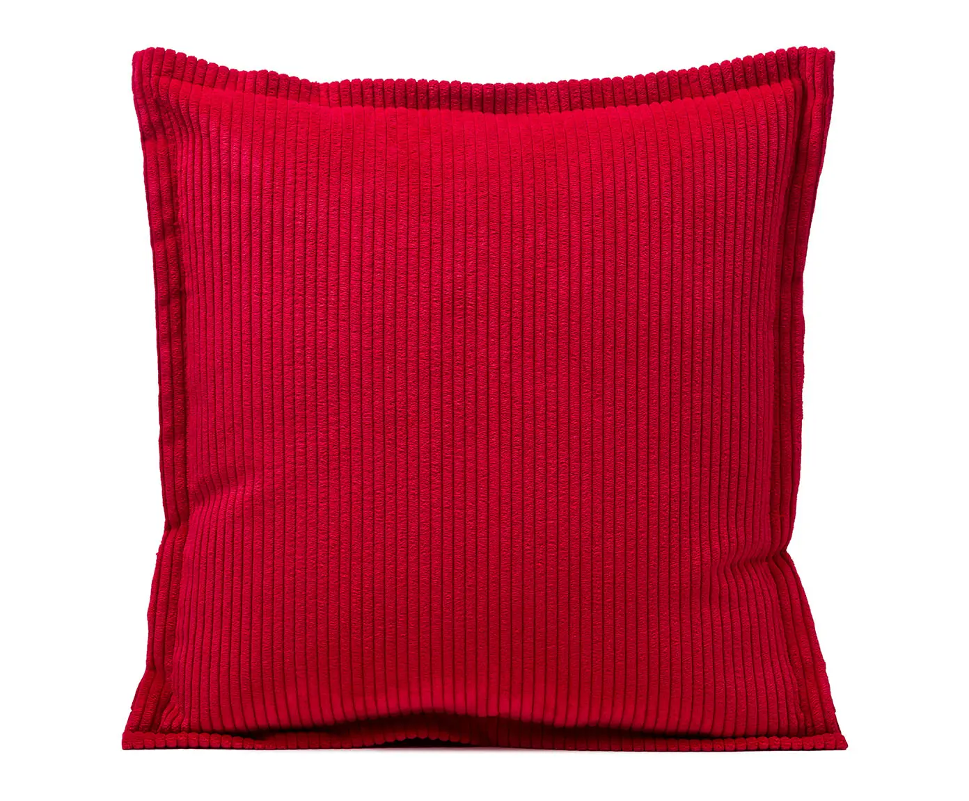 Gözze Capri Kissen Feincord-Optik 50x50 cm Rot