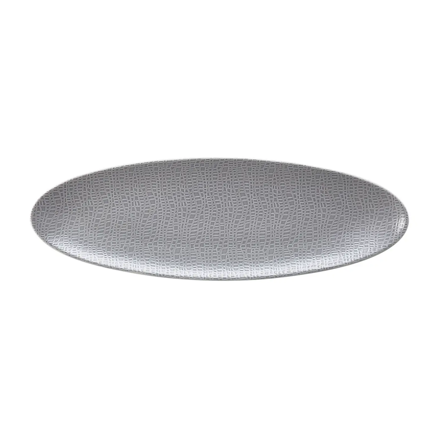 Seltmann Servierplatte schmal Elegant Grey 35x12 cm