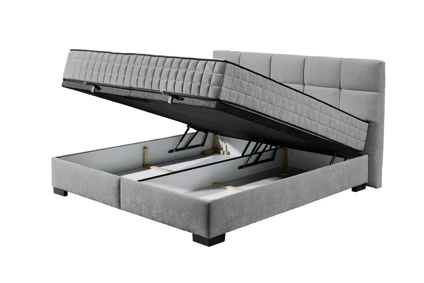 Ed Lifestyle Polsterbett Nagol A 180x200 cm Wind 89 anthrazit