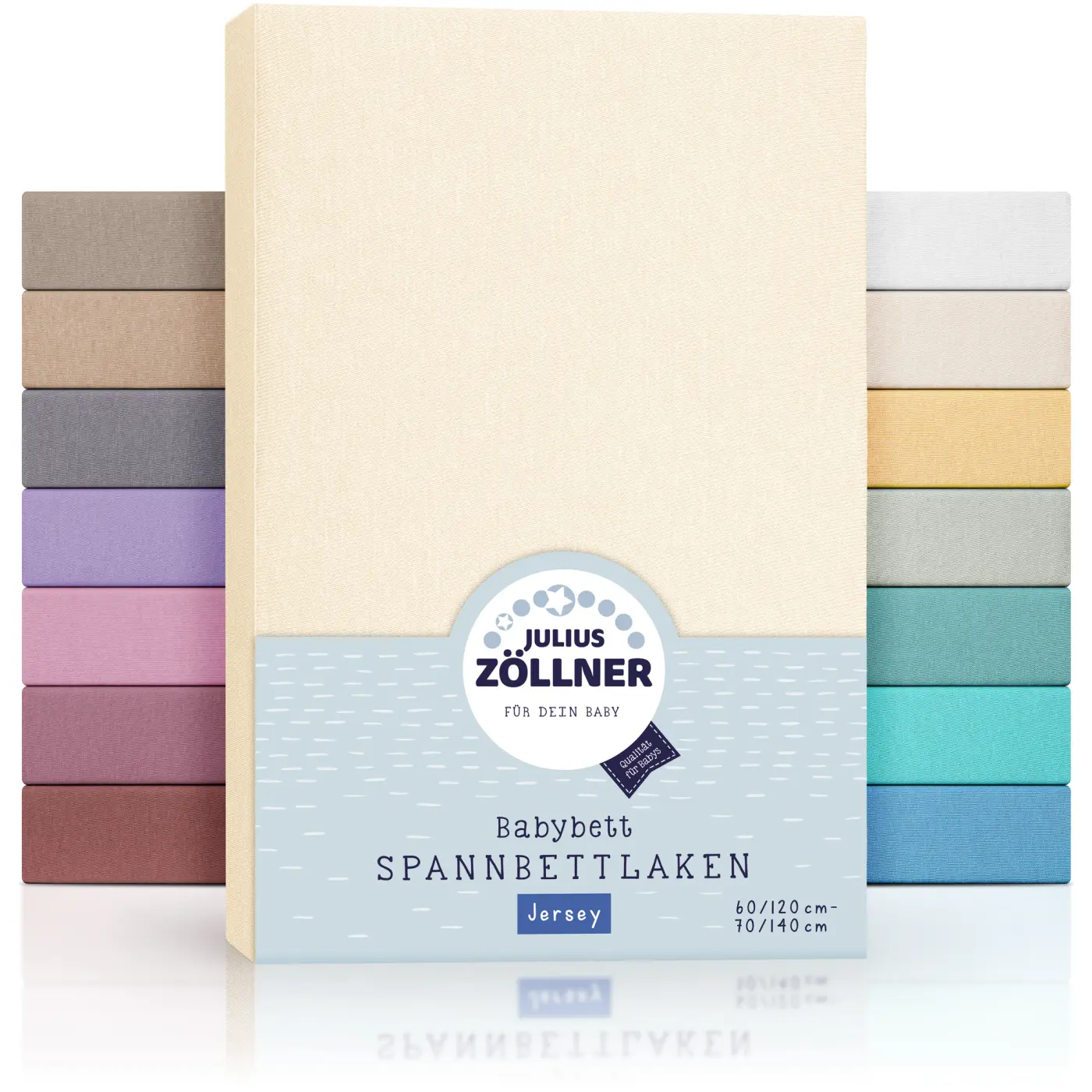 Zöllner Spannbetttuch Jersey ecru