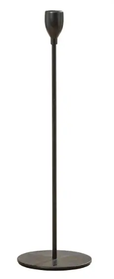 Boltze Kerzenhalter Malte Eisen schwarz 33 cm