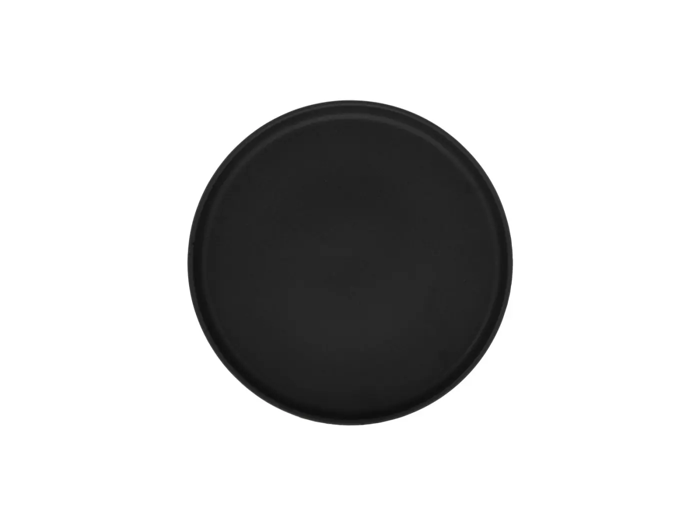 Creatable Dessertteller Uno Schwarz 21 cm