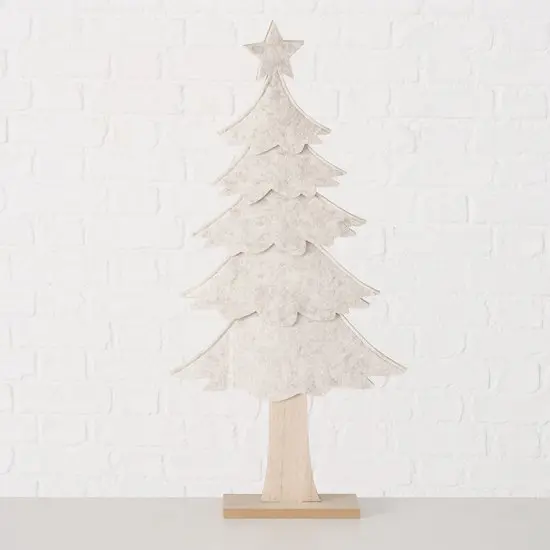 Boltze Baum Dekoaufsteller Janne Glitzer 57 cm