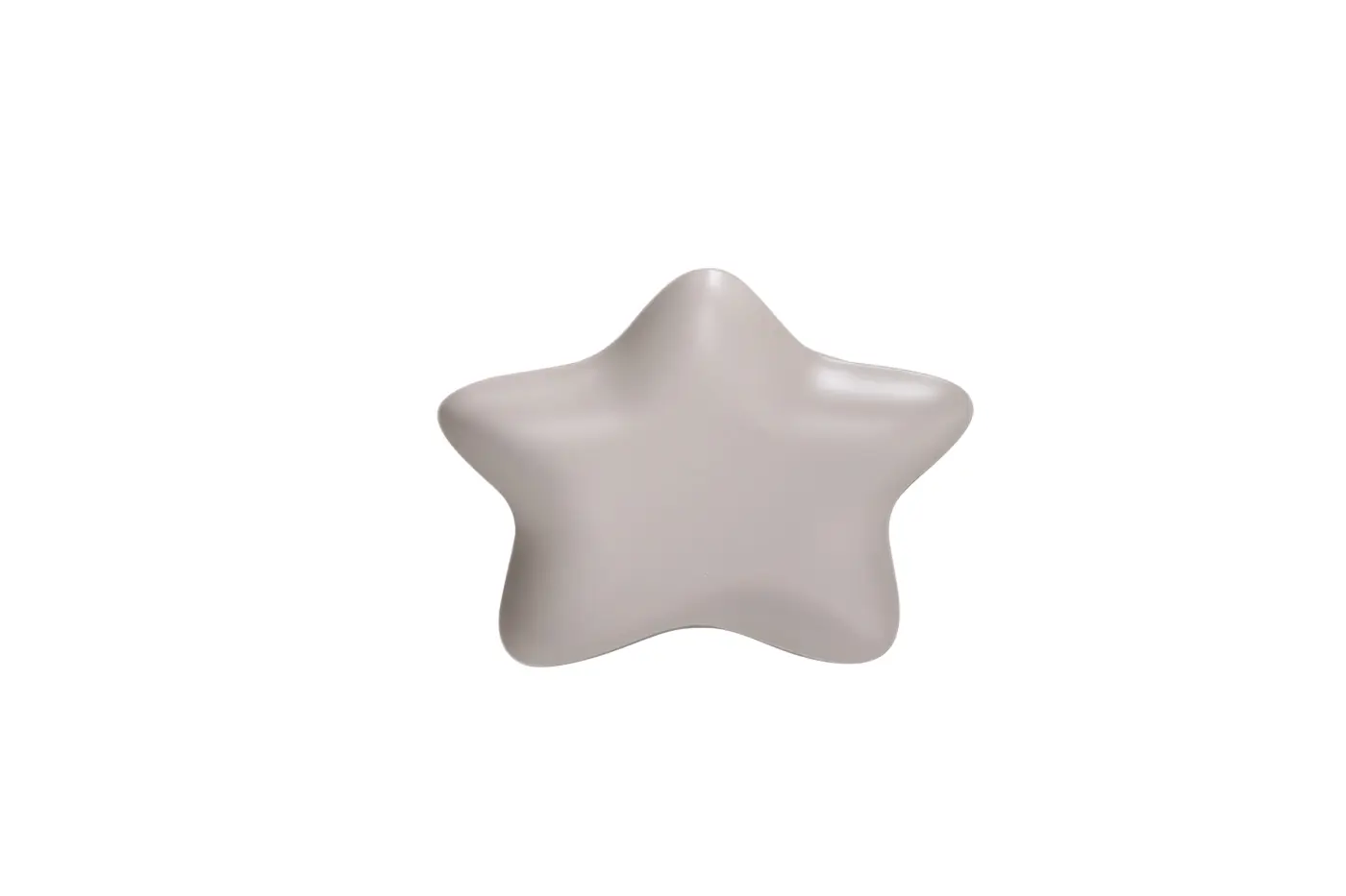 LC Wholesaler Schale sternförmig Eisen grau 24x23x2,5 cm