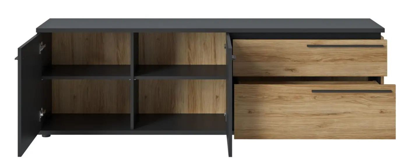 Wojcik Lowboard Mellorca Grau ca. 183x58x40 cm