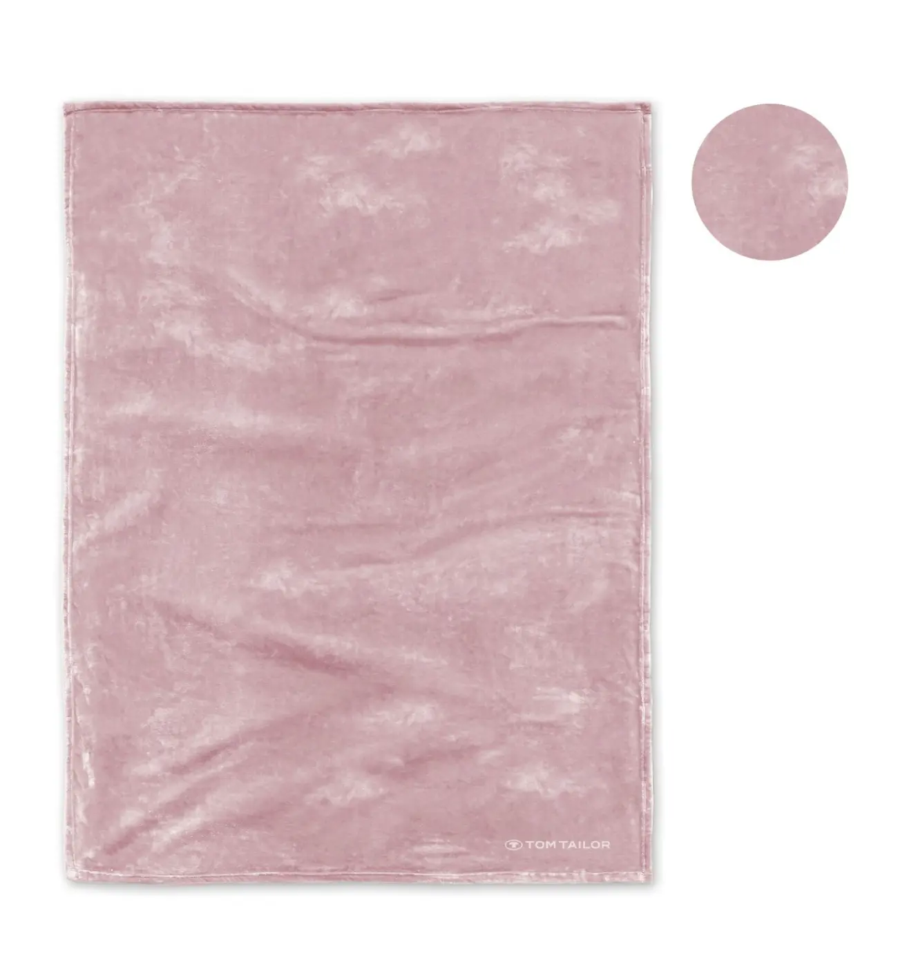 Tom Tailor Angorina-Fleece Wohndecke rose 1x 150x200 cm