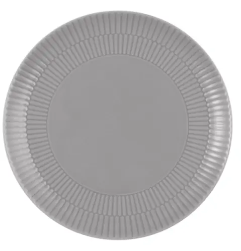 Seltmann Frühstücksteller Amina rund 22,5 cm silbergrau