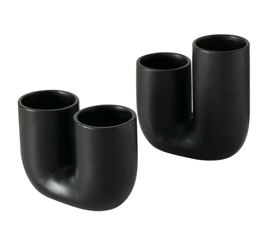 Roomio Vase Filicio schwarz 17 cm