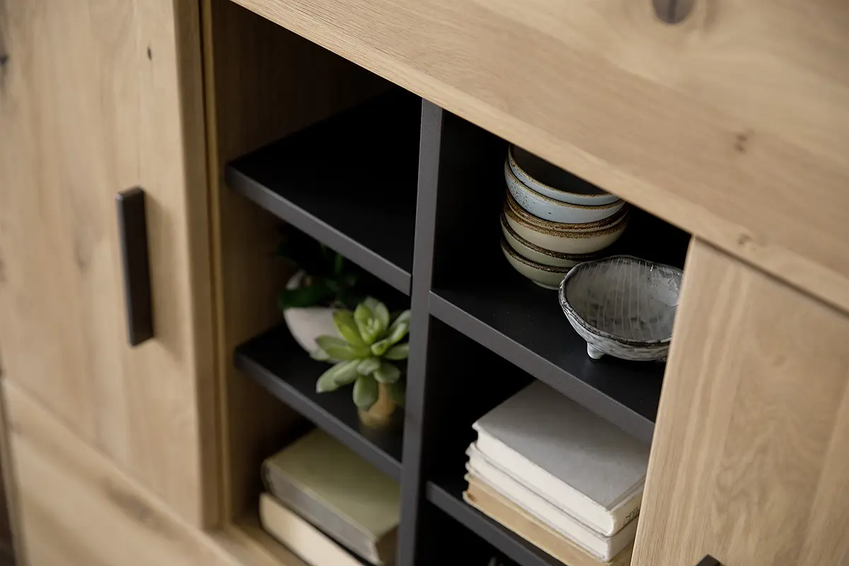 MCA Highboard Eiche Bianco ca.104x123x37 cm