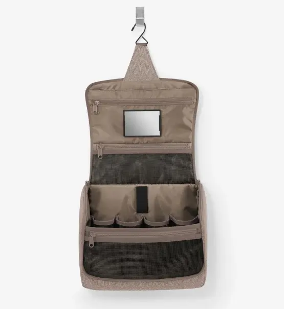 Reisenthel Toiletbag XL herringbone mokka  28x26x10 cm