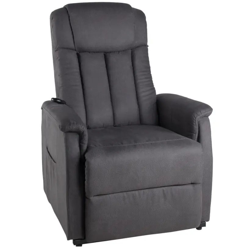 Duo Collection TV-Sessel Delphi Mikrofaser Anthrazit