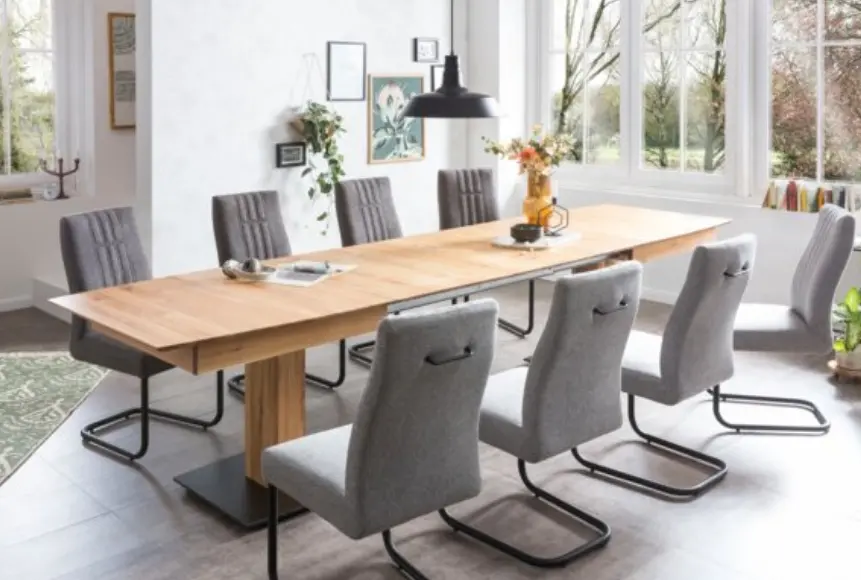 Standard Esstisch Asolo 3 XL Eiche rustikal ca. 180-330x90 cm