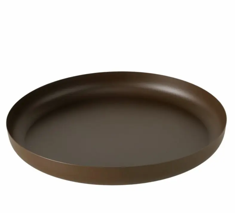 Boltze Tablett Rund Sidan Eisen ca. 35 cm