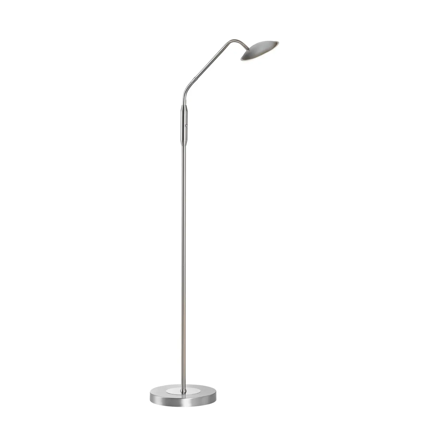 F&H Leuchtenserie, 135 x 23 cm Nickelfarben