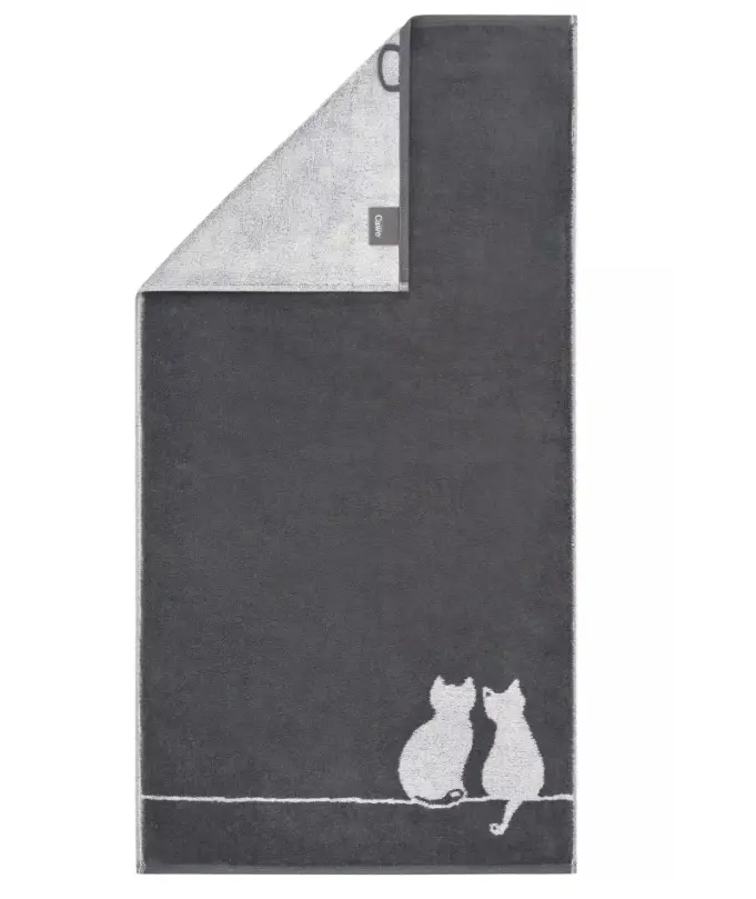 Cawö Handtuch Grau 50x100 cm