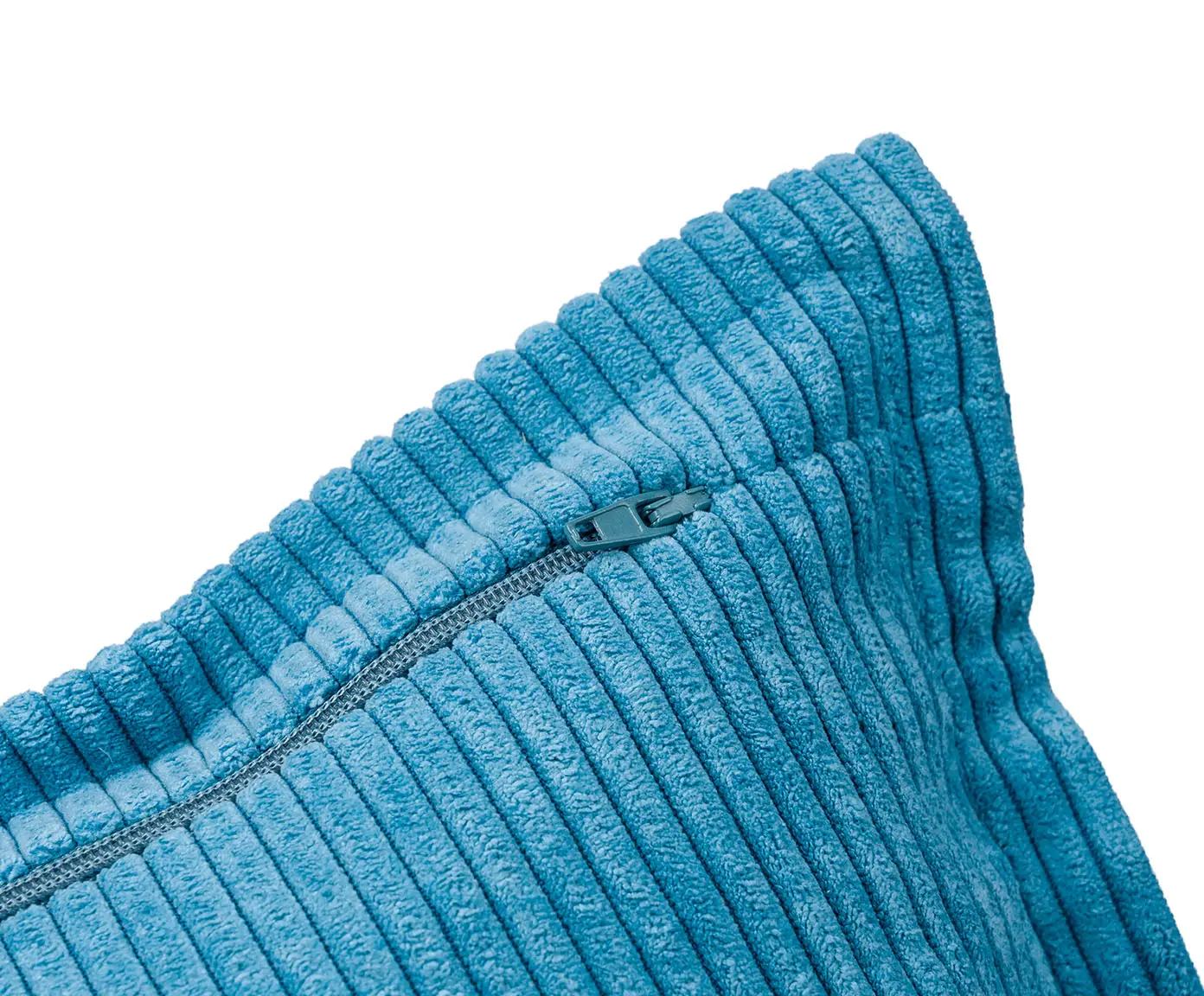 Gözze Capri Kissen Feincord-Optik Petrol 50x50 cm