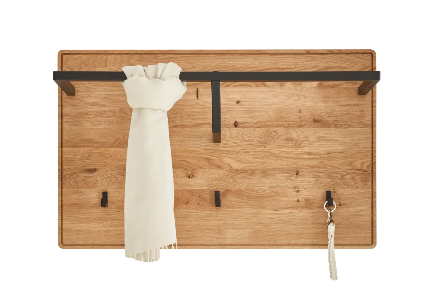 3S Frankenmöbel Garderobenpaneel KM-0663 Wildeiche geölt ca. 80 cm