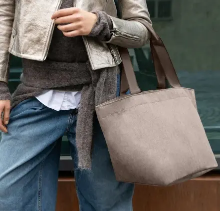 Reisenthel Shopper M Herringbone mokka ca. 51x30x26 cm