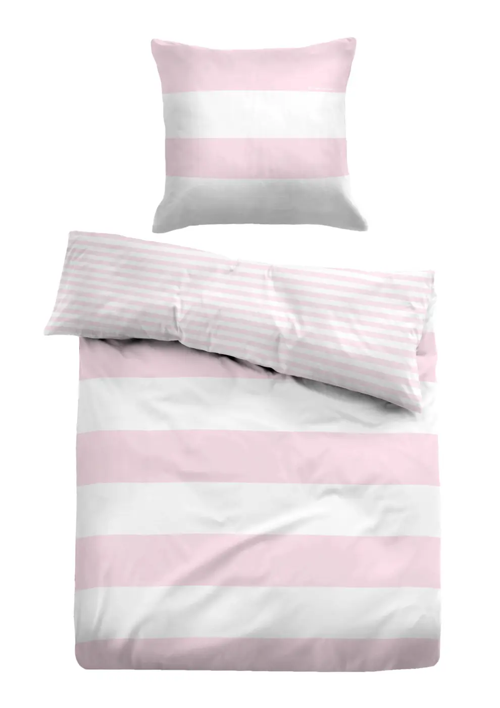 Tom Tailor Linon Bettwäsche rose 1x 155x220 cm + 1x 80x80 cm Tom Tailor Linon Bettwäsche rose 1x 155x220 cm + 1x 80x80 cm