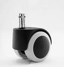 Topstar HArtbodenrollen 5-tlg. schwarz/silber