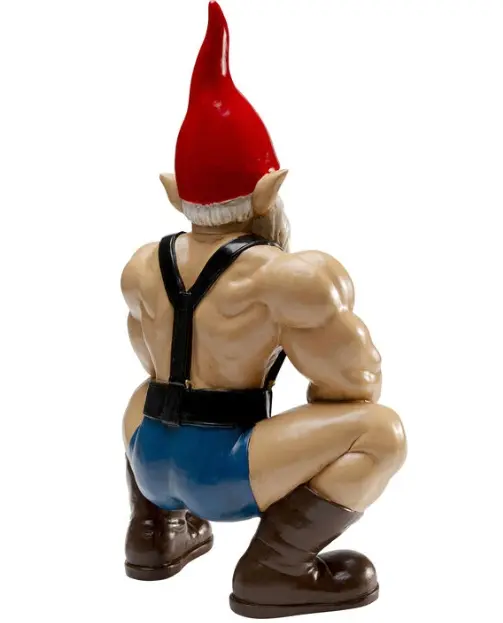 Kare Design Muscle Zwerg hockend 48x29x16.5 cm