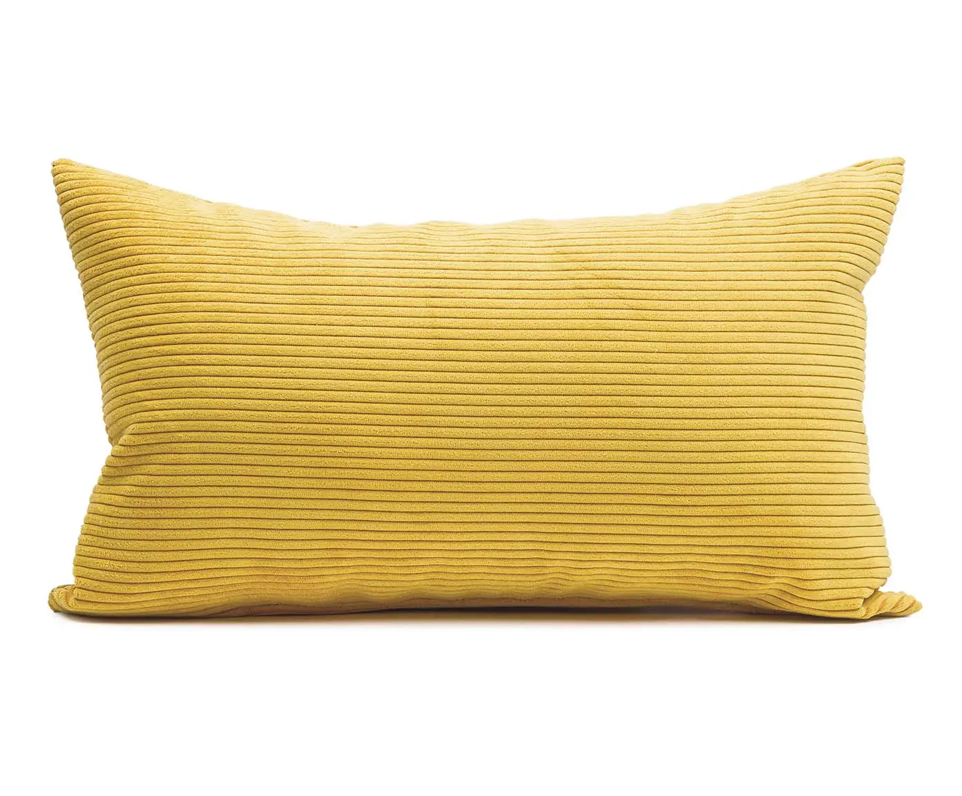 Gözze Capri Kissen Feincord-Optik 30x50 cm Gelb