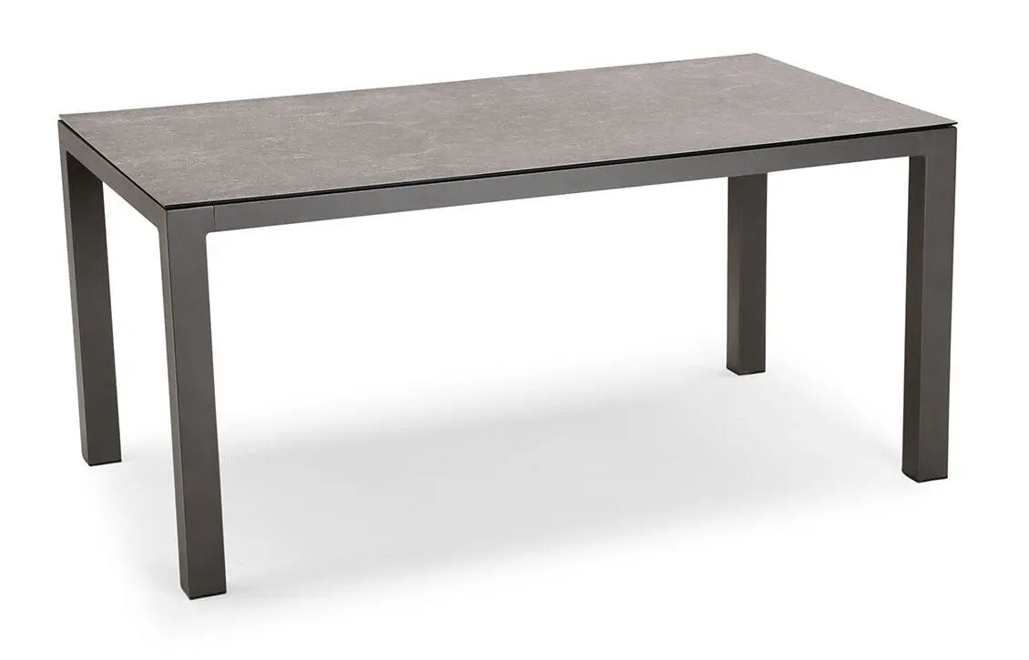 Best Tisch 43532150 Huston ca. 210x90x74,5 cm Aluminiumgestell Anthrazit Glaskeramikplatte Anthrazit